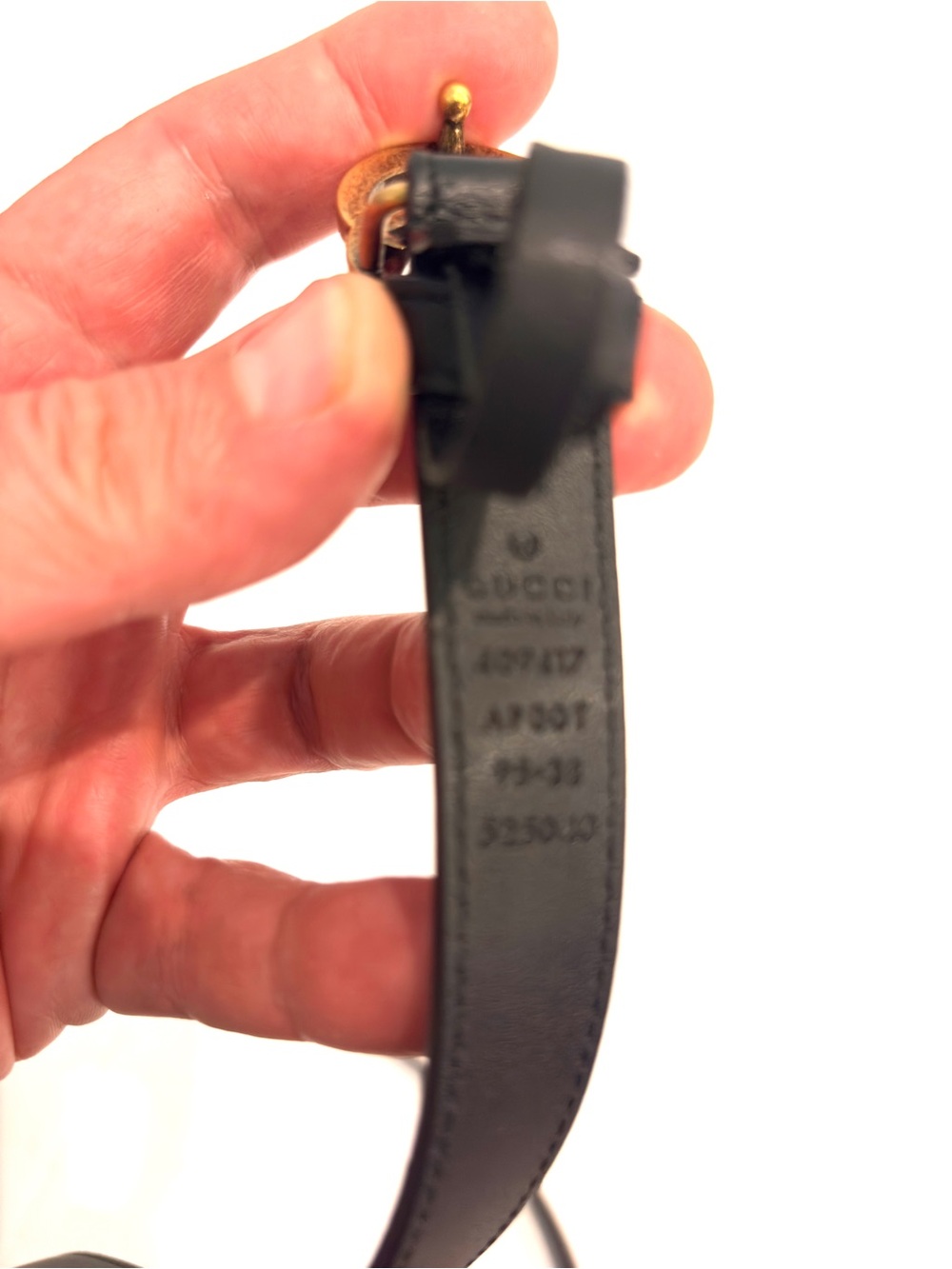 Gucci mini GG Marmont black belt 0.8 38 made in Italy - Picture 7 of 8
